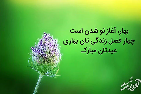 متن زیبا برای تبریک عید نوروز